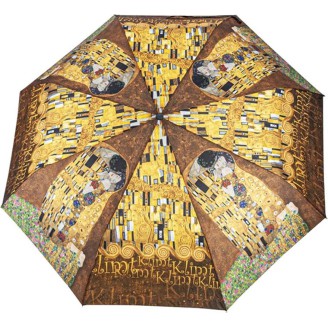 Petit parapluie art collection Klimt "der Kuss"