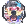 Kleine paraplu moderne kunst magische hond