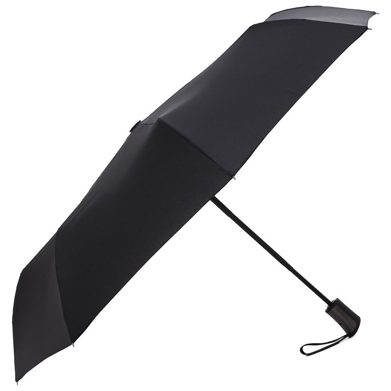 Kleine vezel magische flipback paraplu zwart