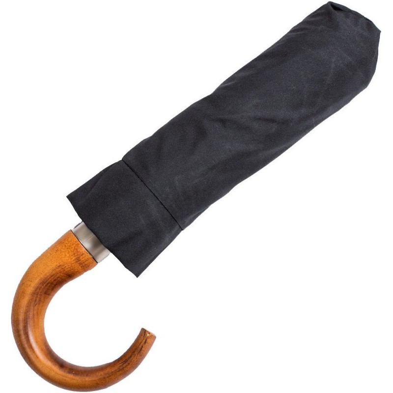 Kleine vezel magische mini sterke paraplu met houten st