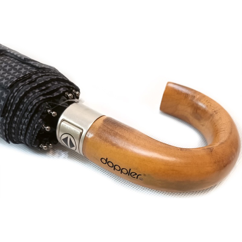 Kleine vezel magische mini sterke sterparaplu met houte