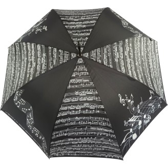 Long parapluie love music avec canne blanche