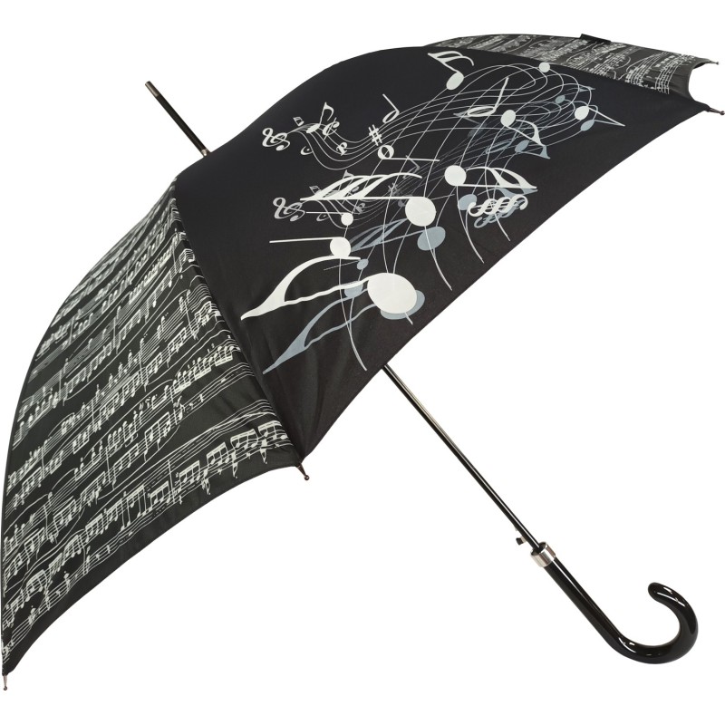 Long love music umbrella with black cane