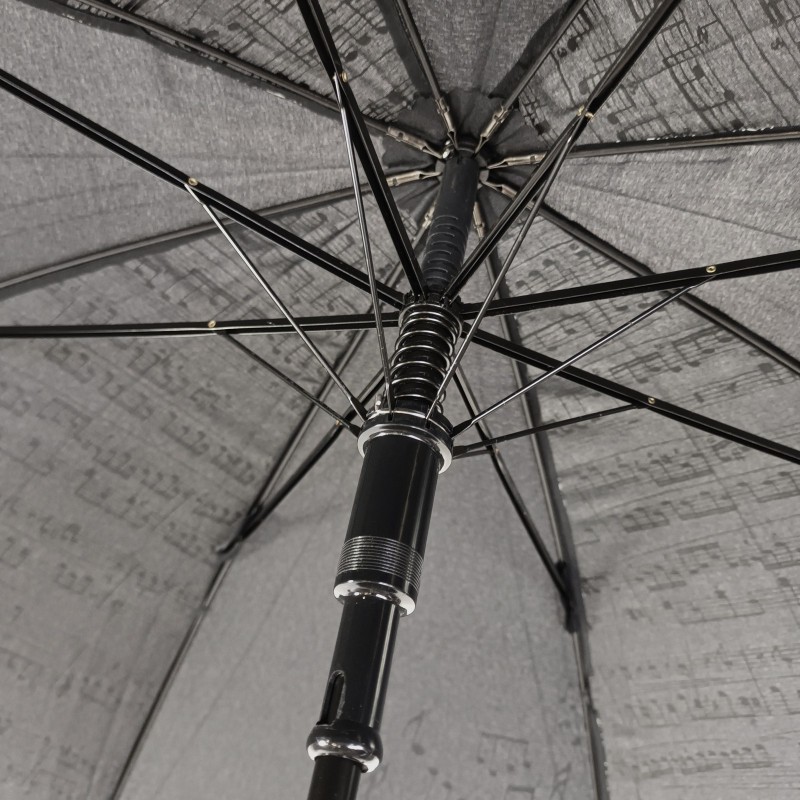 Long parapluie love music avec canne blanche