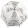 Long parapluie love music avec canne blanche