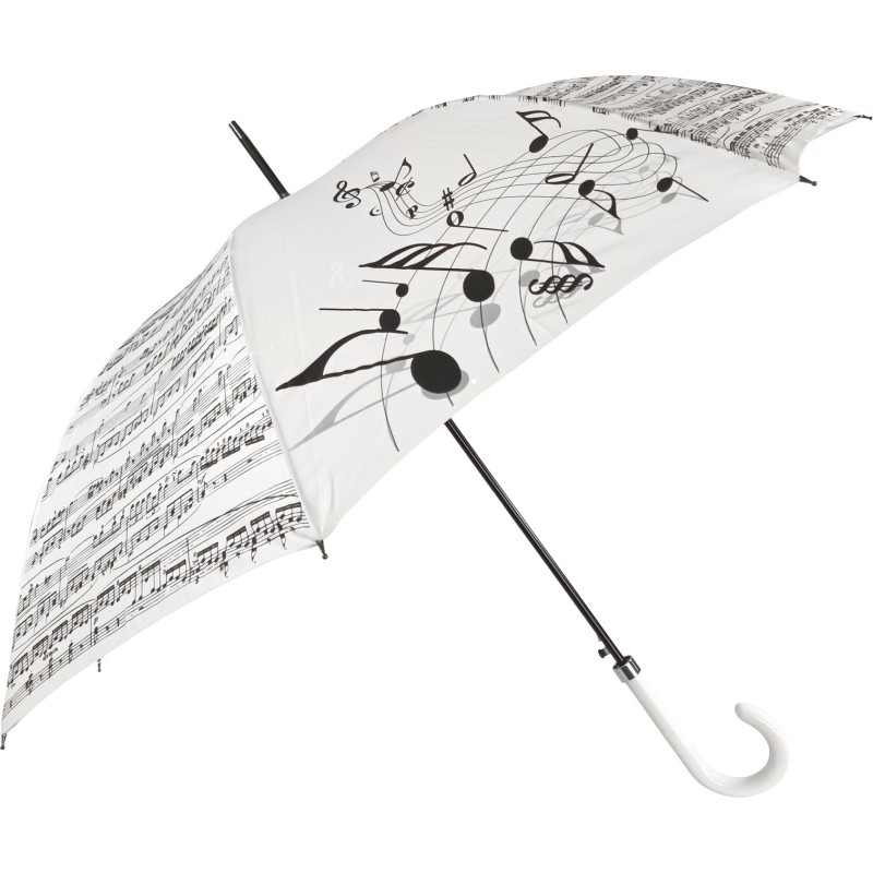 Long love music umbrella with black cane