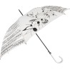 Long love music umbrella with black cane
