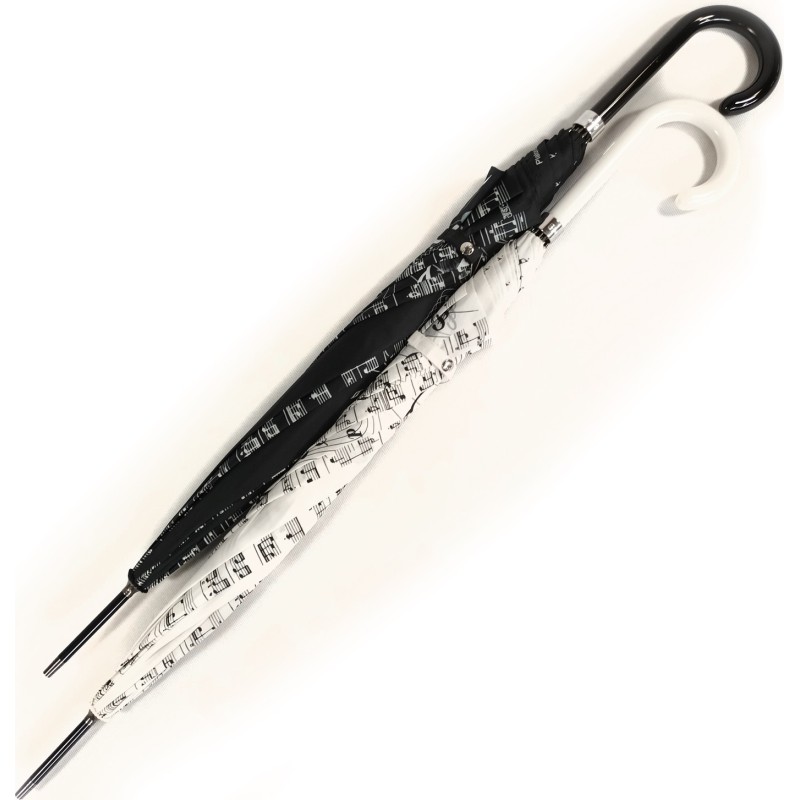 Long parapluie love music avec canne blanche