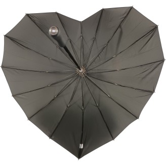 Long umbrella an i in the shape of a heart