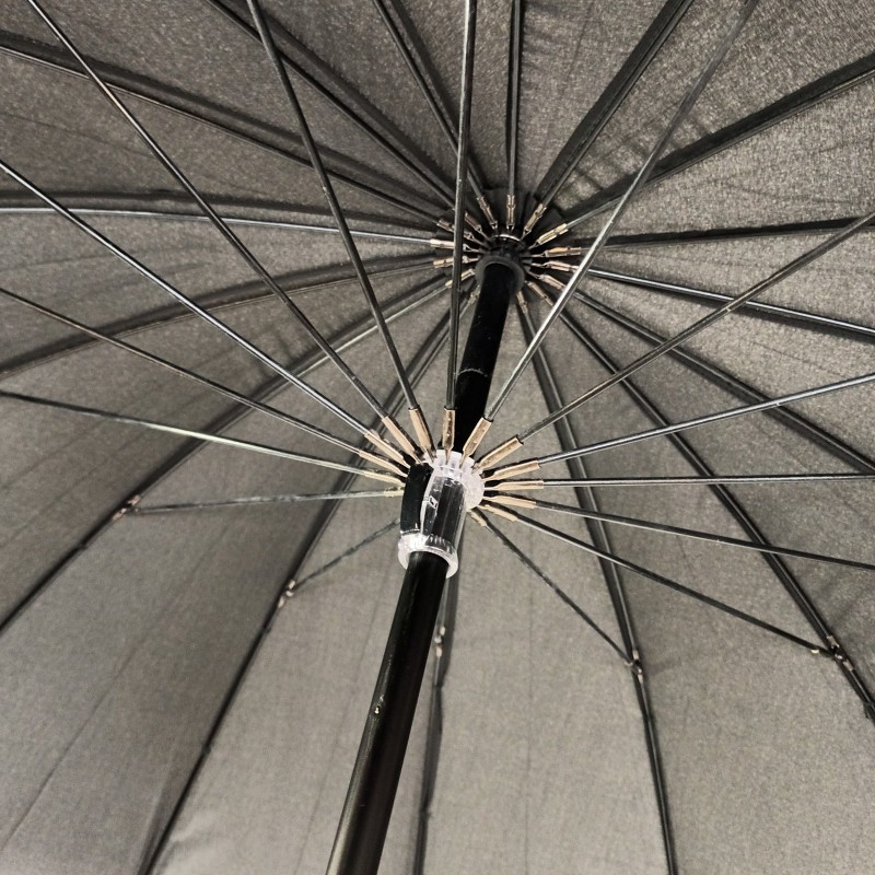 Long umbrella an i in the shape of a heart