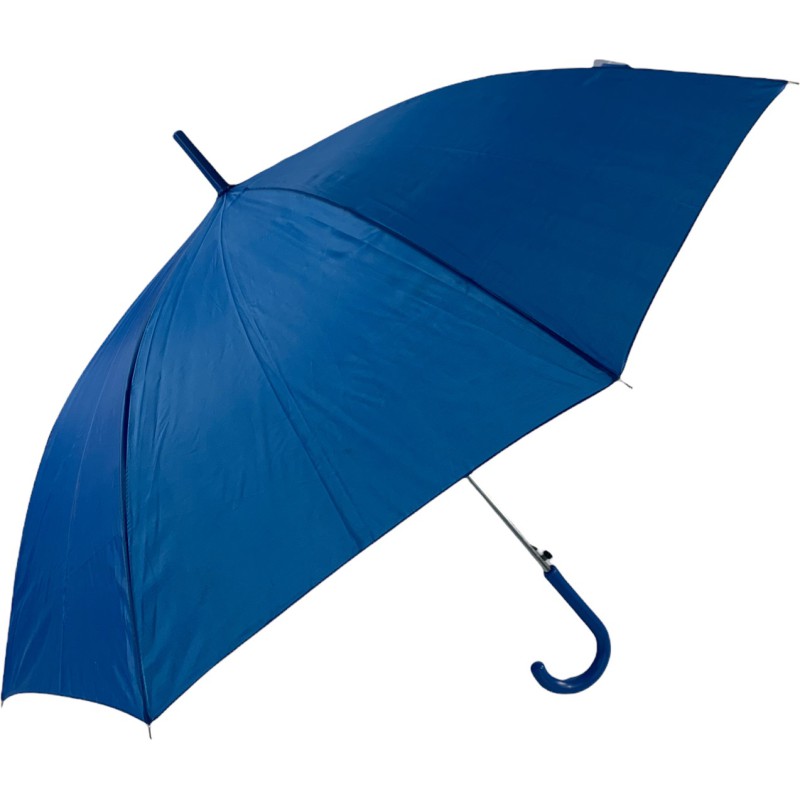 Long parapluie uni avec canne