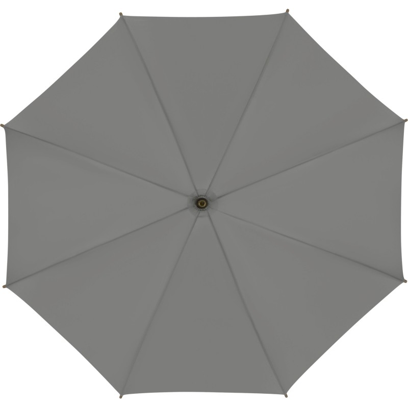 Long plain Falcone umbrella with bamboo handle