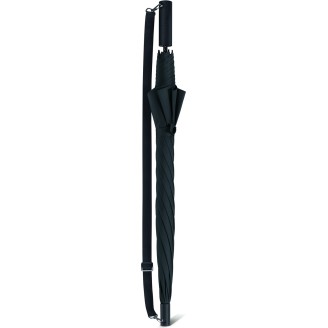 Long plain AC umbrella with shoulder strap