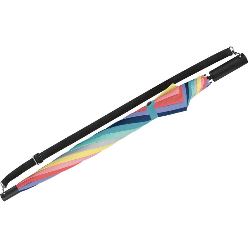 Long plain AC umbrella with shoulder strap