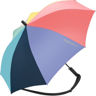 Long parapluie AC uni avec bandouillière