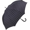 Long parapluie homme  à carreaux avec canne
