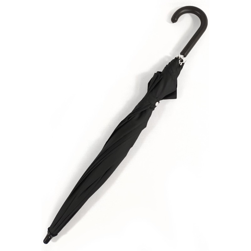 long black umbrella with cane