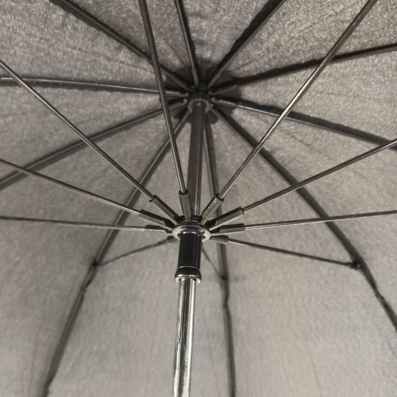 long black umbrella with cane