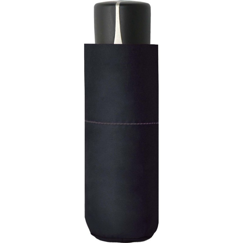 Mini black compact fiber umbrella