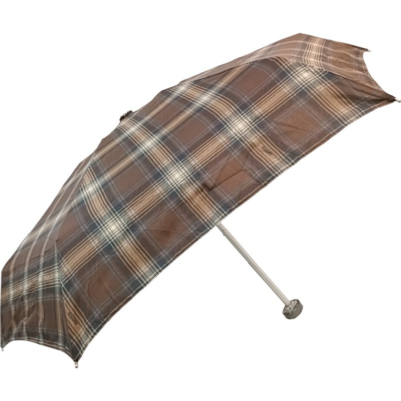 Small umbrella tiny Karo Scottish checks