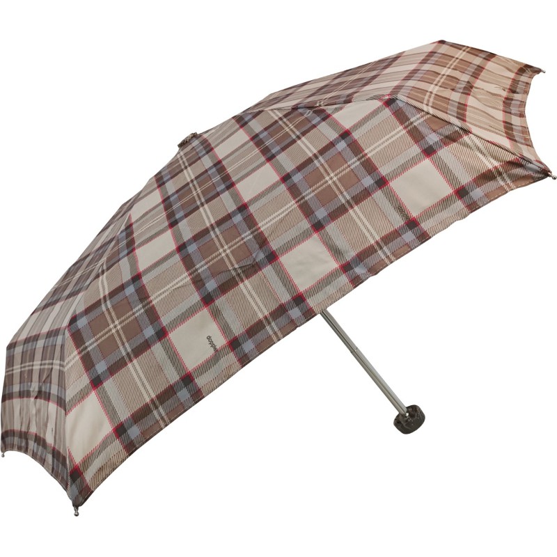 Small umbrella tiny Karo Scottish checks