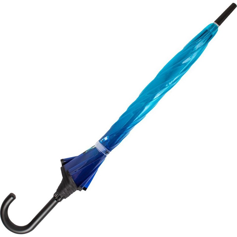 Long transparent bell umbrella with fish print