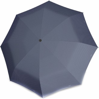 Long parapluie carbonsteel uni avec petits pois blanc e
