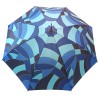 Long parapluie carbonsteel dans les tons bleu avec cann