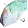 Long marble effect printed carbonsteel umbrella with ca