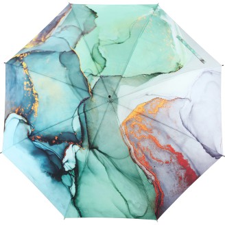 Long marble effect printed carbonsteel umbrella with ca