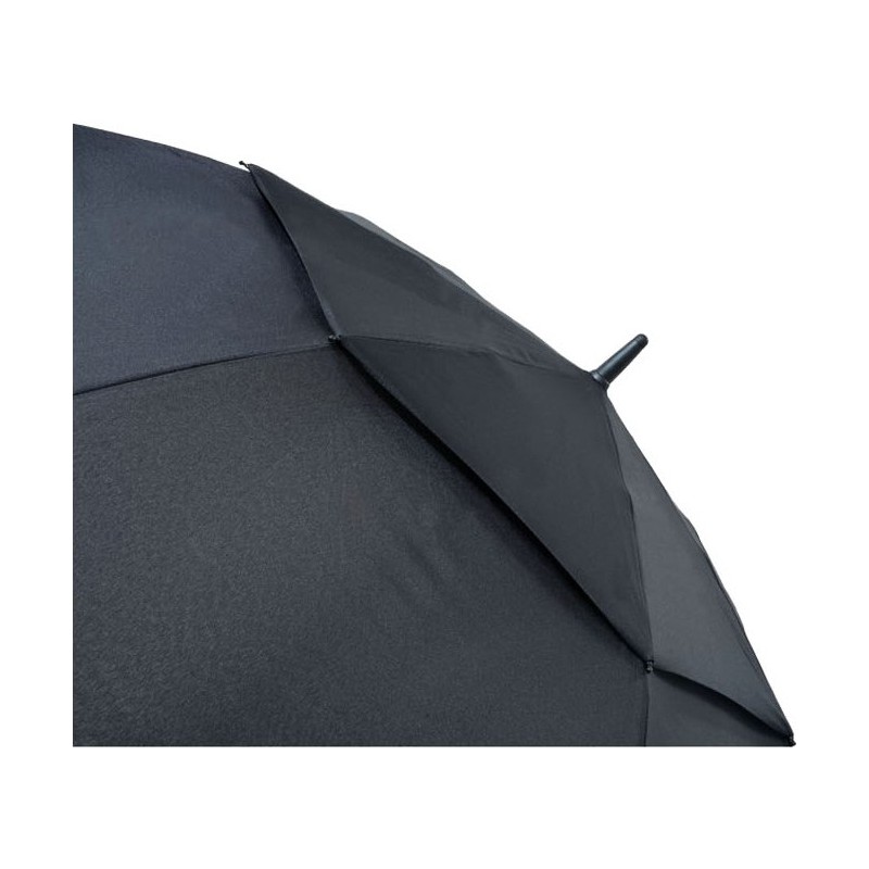 Long parapluie fiber golf uni avec poignée droite