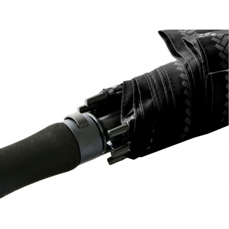 Long plain fiber golf umbrella with straight handle