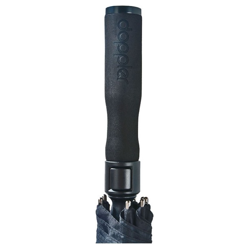 Long plain fiber golf umbrella with straight handle