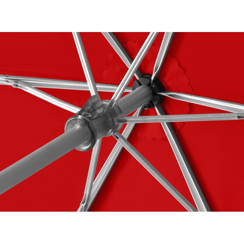 Small plain havanna fiber umbrella