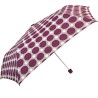 Small Havanna Tango fiber umbrella with two-tone polka