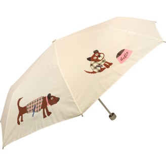 Small plain children's umbrella with dog print