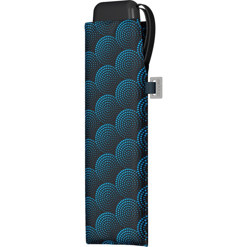 Petit parapluie carbonsteel mini slim Twister avec pois