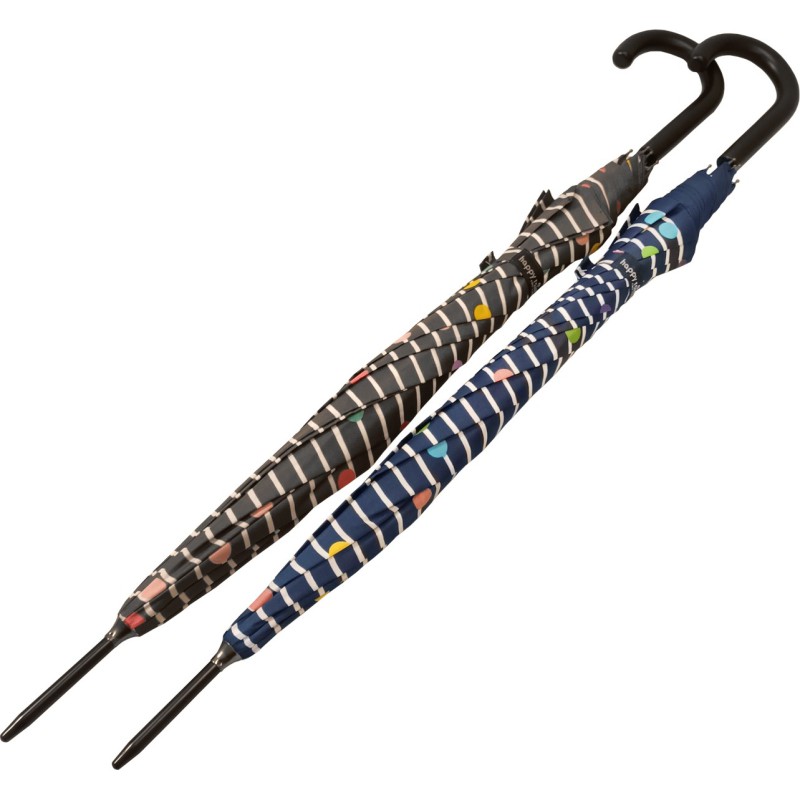 LONG PARAPLUIE AC BIKINI DOTS ET RAYURES