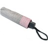 Petit parapluie fiber mini style bicolore avec pois