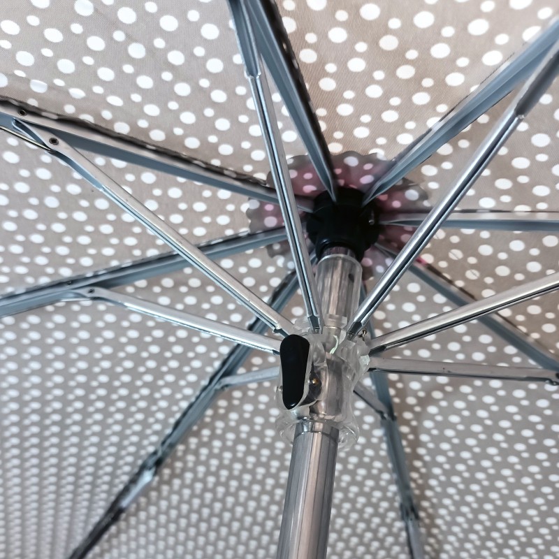 Small fiber umbrella mini two-tone style with polka dot