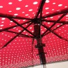 Small fiber pearl umbrella with polka dot print