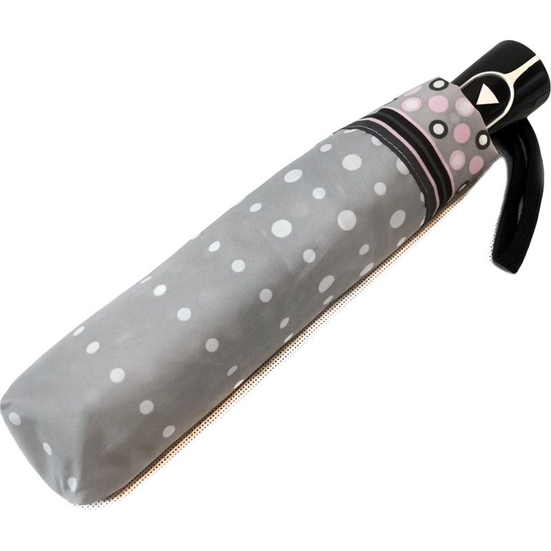 Small fiber pearl umbrella with polka dot print