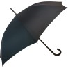 Long parapluie cambridge noir avec canne
