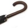Long black Cambridge umbrella with cane