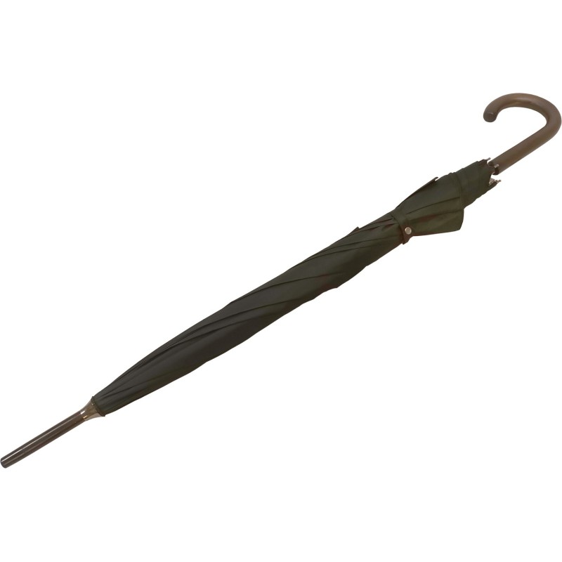 Long black Cambridge umbrella with cane