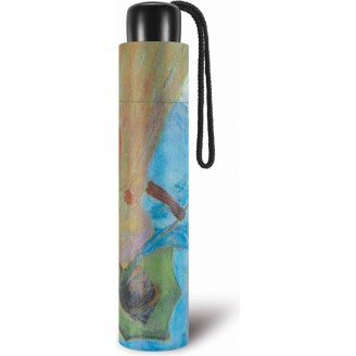 Kleine aluminium paraplu lichtkunst Monet vrouw