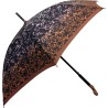 Long checkered fiber stabil AC umbrella with cane