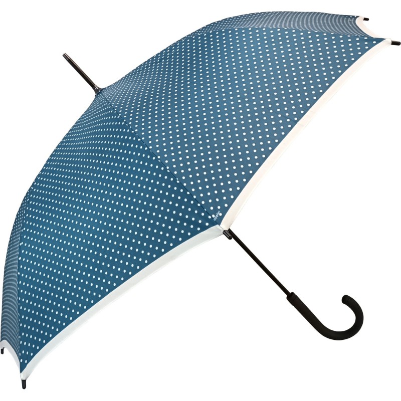 Long fiber flex graphics umbrella with cane cane