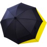 Long two-tone navy/yellow umbrella