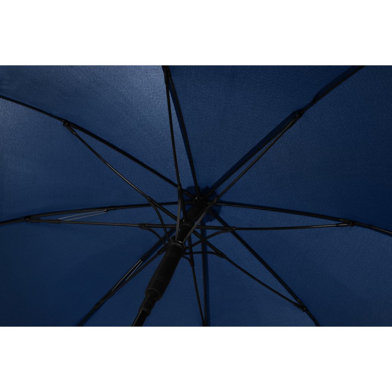 Long two-tone navy/gray umbrella